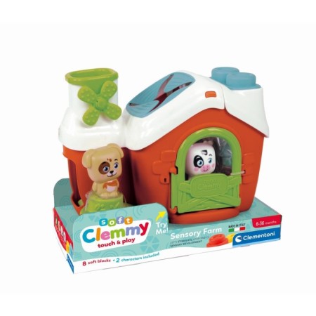 Clementoni - Jucarie educationala Soft Clemmy ferma senzoriala pentru dezvoltarea senzoriala si motorie a copiilor Clementoni - 